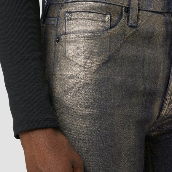 Hudson High-Rise Bootcut OMBRE FOIL  Jeans - Picture 2 of 16
